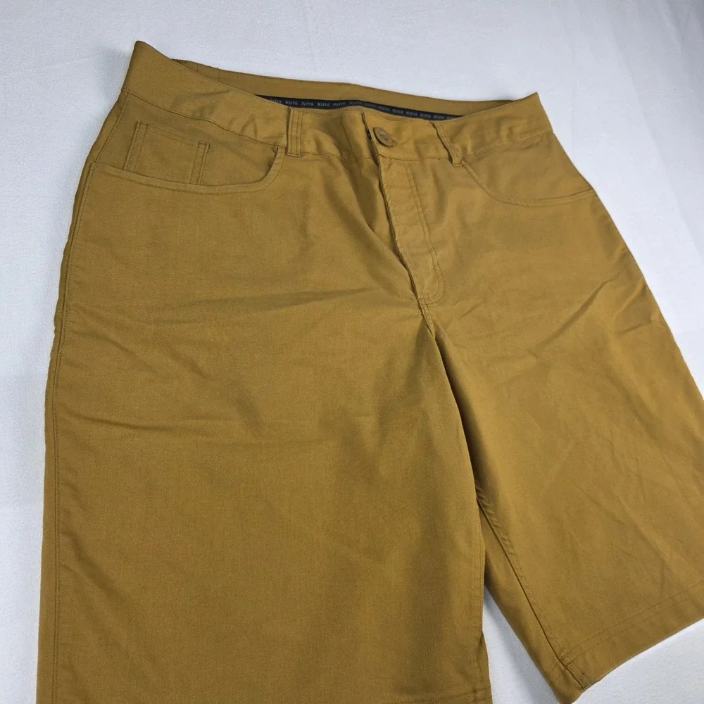 Kuiu Shorts Mens 38 Bronze Everyday Performance 5 Pocket Chino Hiking Gorpcore
